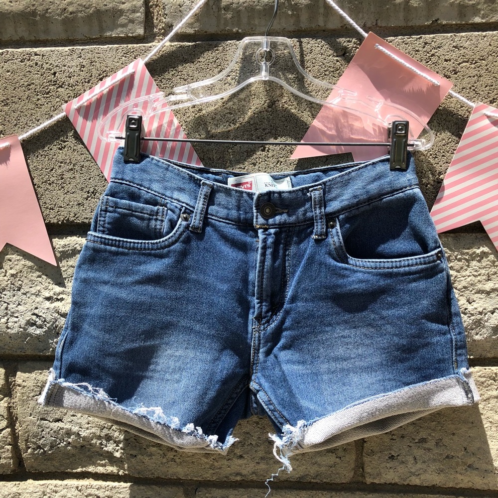 Levi’s 511 Girls Knit High Waisted Jean Shorts